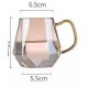 Large Capacity Diamond Glass Pitcher Sets with Lid and Handle for hot-cold water homemade juice and iced tea