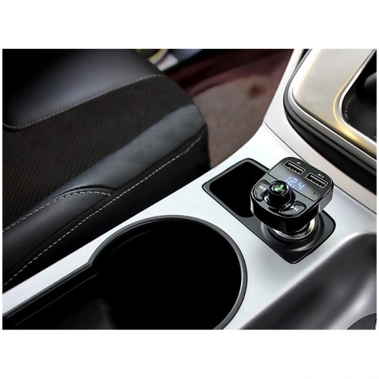 Car MP3 Receiver Transmitter X8 Multifunctional Dual USB Car Charging Cigarette Lighter Car Interior Accessories