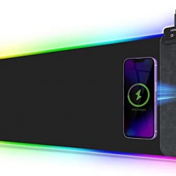 wireless charging rgb led mouse pad 900×400mm