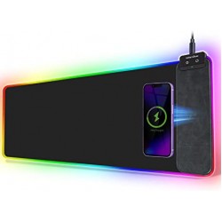 wireless charging rgb led mouse pad 900×400mm