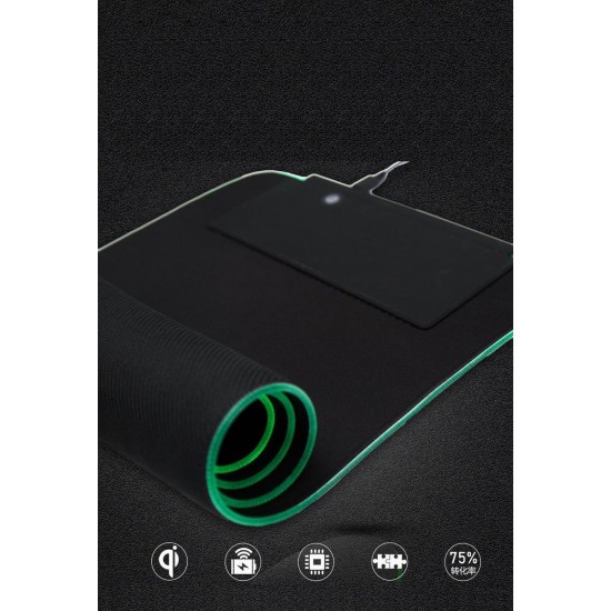wireless charging rgb led mouse pad 900×400mm