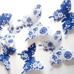 Bundle of 3D Butterfly & Cat Wall Stickers with Stars Moon Wall Stickers Bundle of 3D Butterfly & Cat Wall Stickers with Stars Moon Wall Stickers