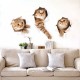 Bundle of 3D Butterfly & Cat Wall Stickers with Stars Moon Wall Stickers