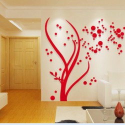 3D Flower Tree Acrylic Wall Stickers 3D Flower Tree Acrylic Wall Stickers