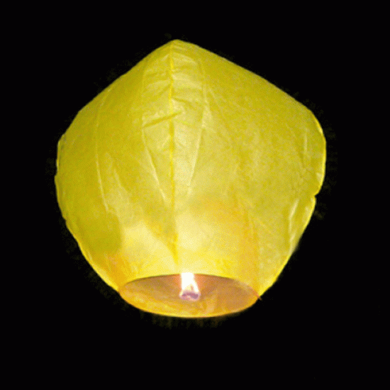 Wish balloon, set of 5 balloons in a bag
